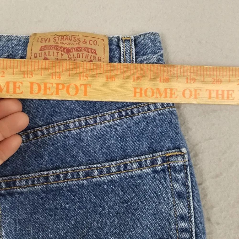 Levis 550 Jeans‎ Mens 38x31 Relaxed Fit Tapered Leg Denim Medium Wash Zip Fly